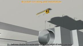 Locate the spacing of bracket